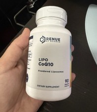 Renue By Science Lipo CoQ10 (as Ubiquinol) 200 mg Capsules EXP: 07/2028 - New