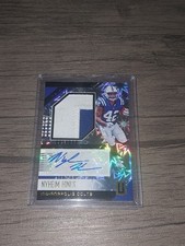 2018 Panini Unparalleled - Rookie Jersey Autographs Nyheim Hines Impact /75 (