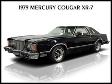 1979 Mercury Cougar Xr-7 In Black New Metal Sign 12x16 Ships Free 1979 Mercury Cougar Xr-7 In Black New Metal Sign 12x16 Ships Free