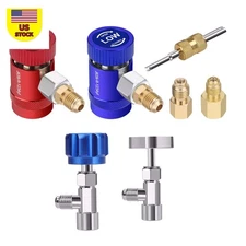 R1234YF Quick Coupler Connector Adapter Set Replacement For Car A/C System