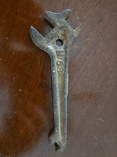 Antique Vtg Tractor Wrench, M58, 3-Jaws, Plow, Farm, Old, USA 3/8, 1/2, 5/8