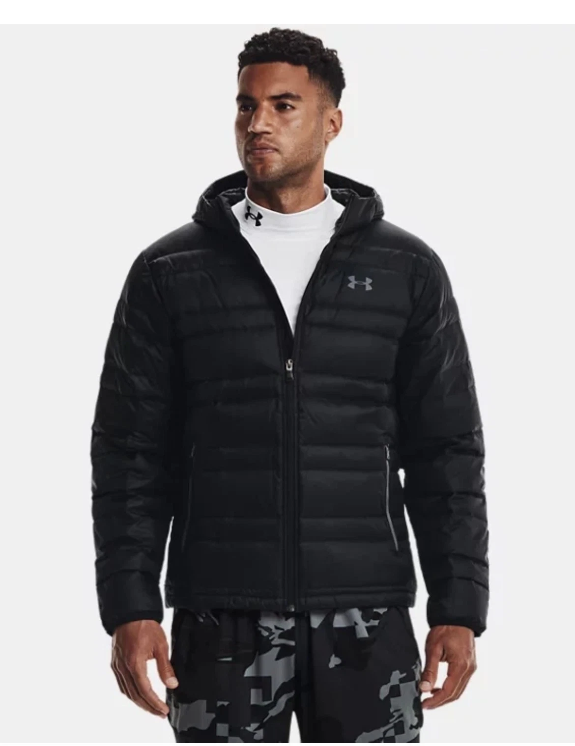 Under Armour ‘Storm Down Hooded Jacket’ Black Size XXL. FREEPOST