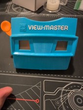 Model G Blue Body Orange Rounded Handle 3D View-Master Vintage Working Tested