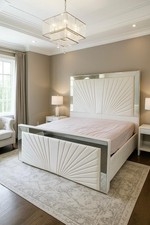 Luxury Starlight Mirror Bed With/Without Ottoman Gas Lift Storage !!!