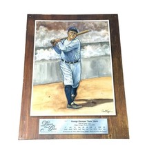 1998 George Herman ''Babe'' Ruth 'Legends Of The Game' Baseball Metal Sign