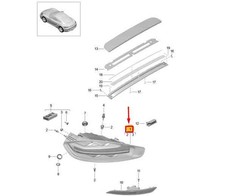 PORSCHE 718 CAYMAN 982 Rücklicht hinten rechts 9P0945096B NEU ORIGINAL