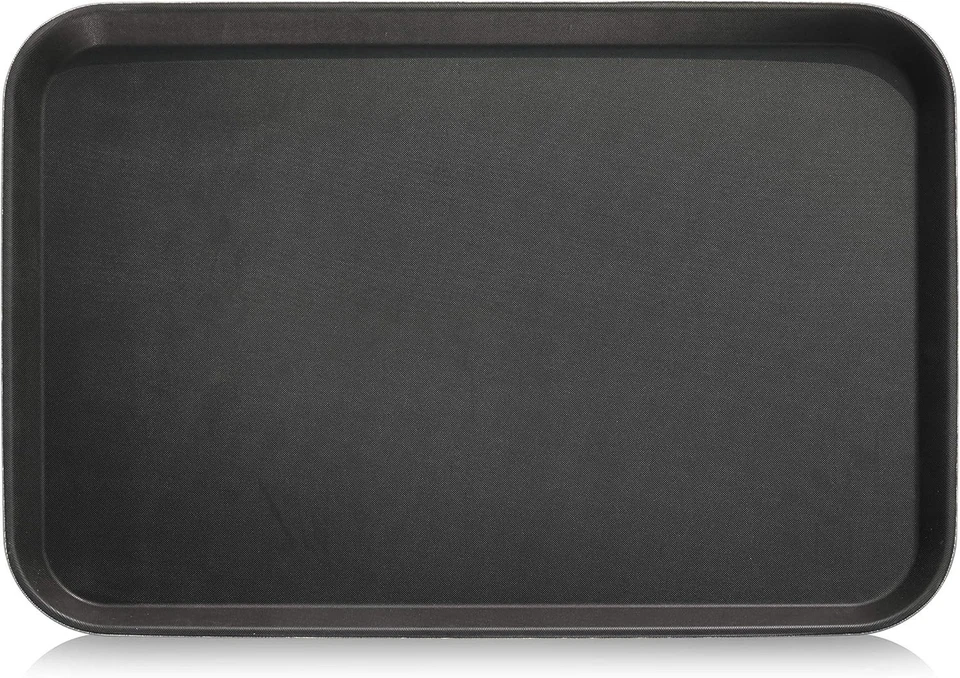 Black Non-Slip Restaurant Tray, 18x26 - Image 3 of 4