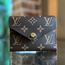 LOUIS VUITTON Compact Victonne Coated Canvas ...