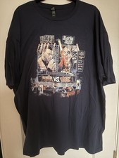 MJF vs Darby Allin AEW Double Or Nothing 2026 Main Event Shirt NWOT 3XL Navy