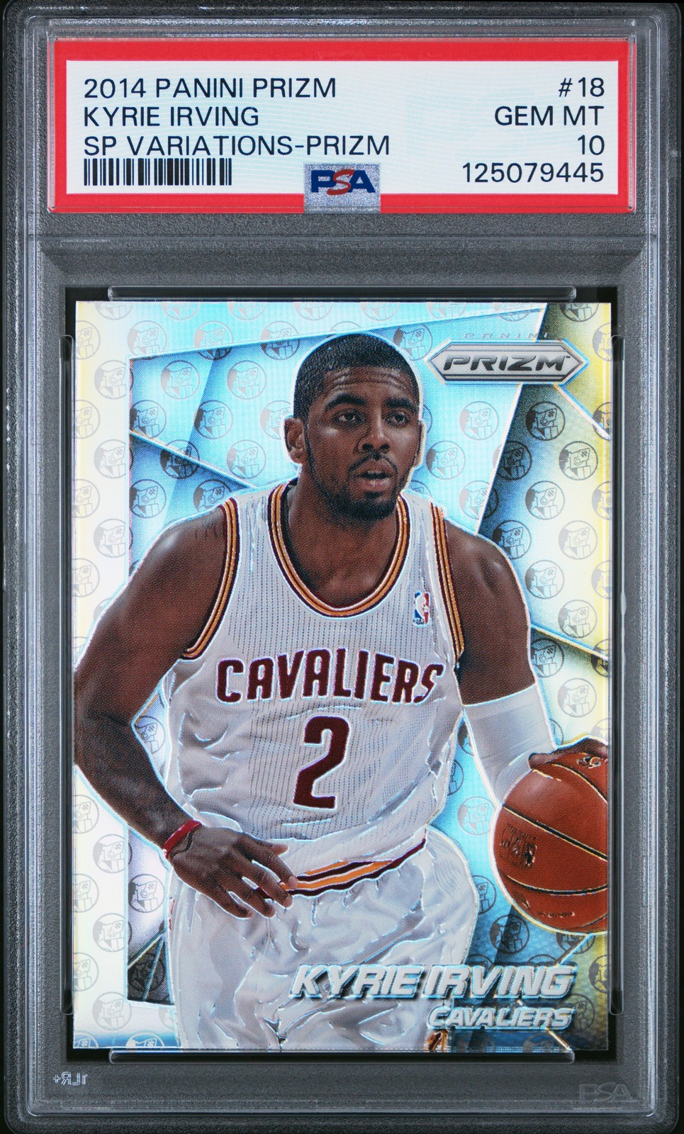 2014 PANINI PRIZM SP VARIATIONS PRIZM #18 KYRIE IRVING PSA 10