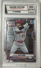 Topps 2021 Bowman Chrome Sapphire Shohei Ohtani #27 MGS Gem Mint 10 Angels