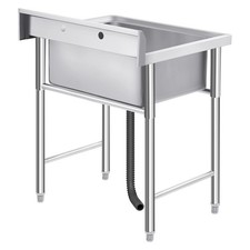 Stainless Steel Commercial Utility Sinks Small Prep & Utility Sink for Kitchen