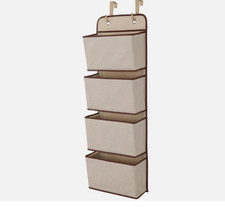 NEW Delta Children 4-Pocket Nursery Over the Door Organizer With Hooks Included