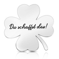 Kleeblatt GlüCksbringer Du Schaffst Das Handschmeichler VierbläTtriges Kleebl...