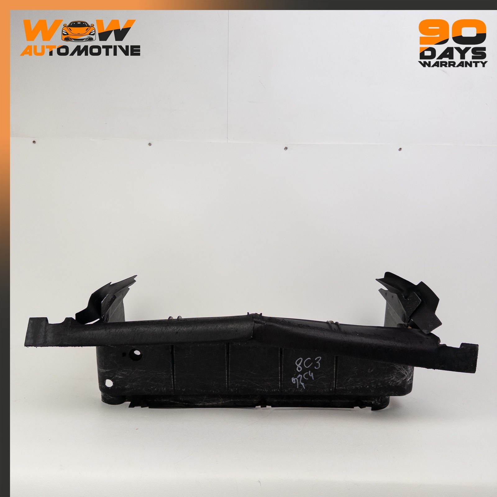 90-96 CHEVROLET CORVETTE C4 RADIATOR LOWER SUPPORT BRACKET ASSEMBLY BLACK OEM