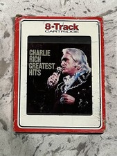 1976 Charlie Rich Greatest Hits 8-Track Combine Shipping 