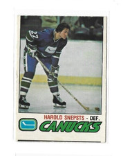 1977-78 O-Pee-Chee #295 Harold Snepsts EX