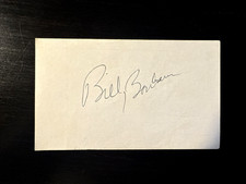 Bill Bonham 1970s signed auto cut signature Struck out 4 batters in one inning