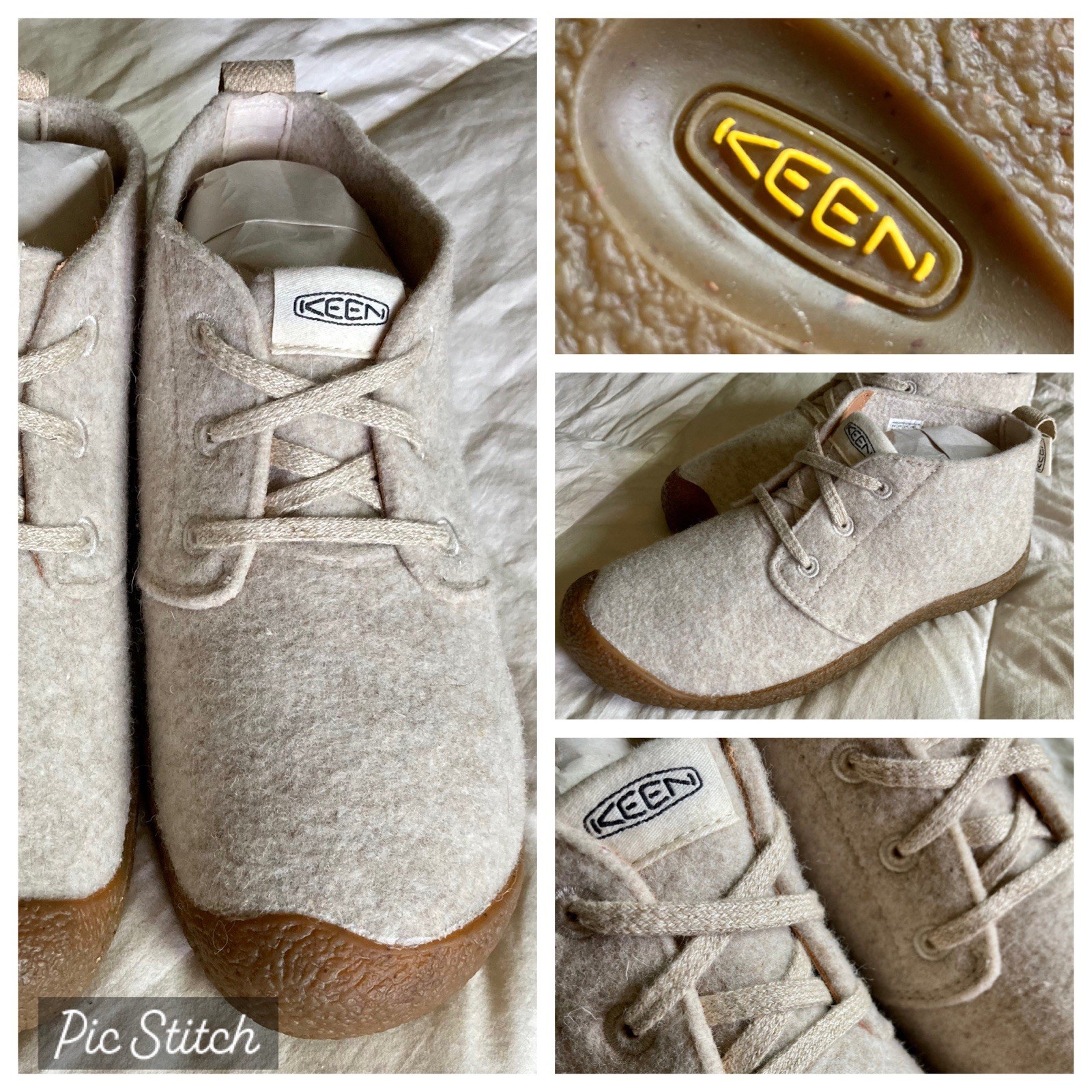 Stivali donna Keen 8 38 5 Mosey Chukka nuovi senza scatola feltro naturale betulla neutro 526447