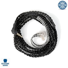 2M High-Purity OFC IEM Cable for KZ/ZIEN Pro/ZS10 Pro Series with Mic  Non-M...