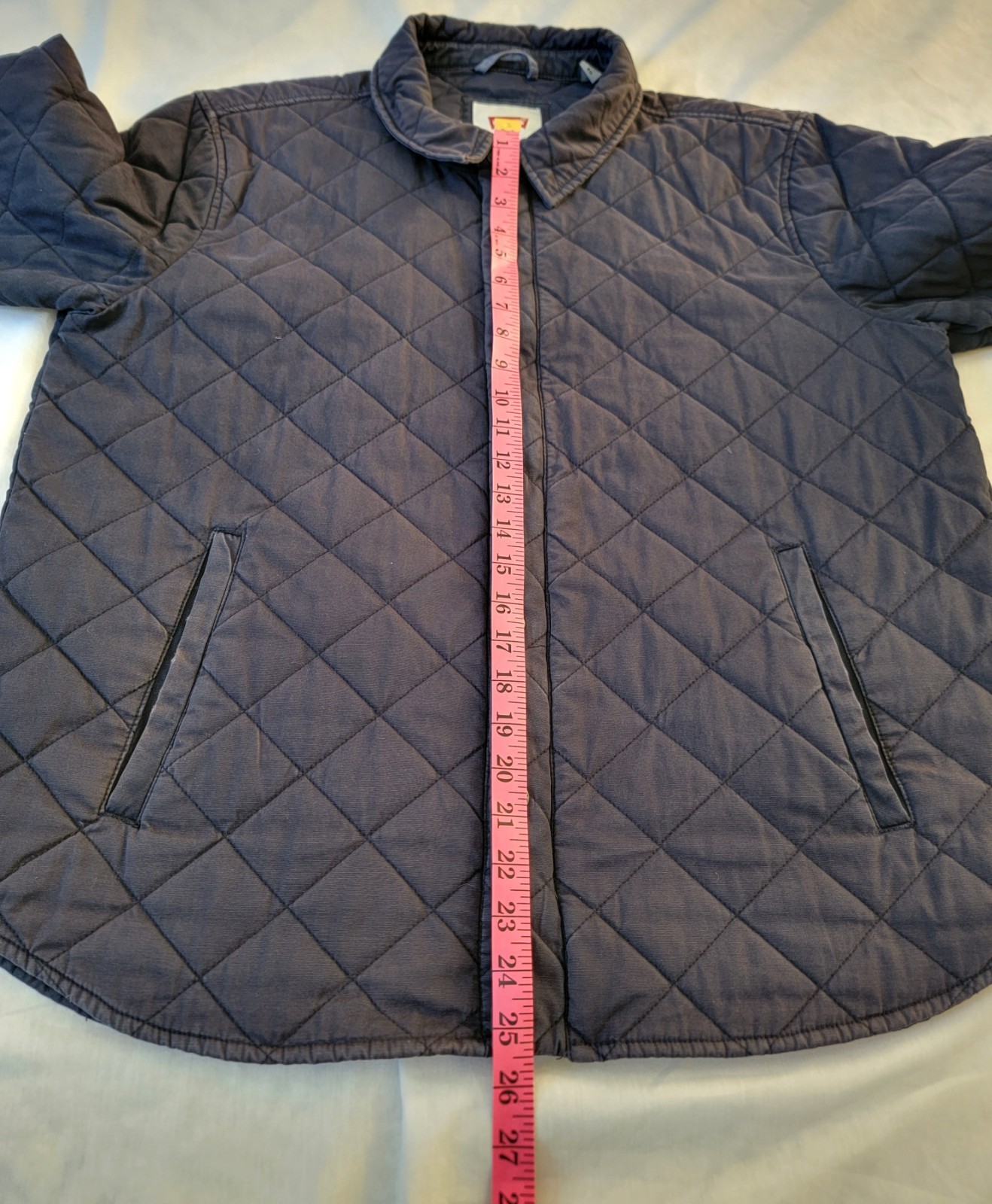 VTG Levi's Jacket Mens XL Blue Diamond Quilted Trucker Work Chore Full Zip thumbnail 14