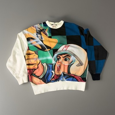 ZARA x Speed Racer Sweatshirt Tatsunoko mens sweatshirt Small vtg