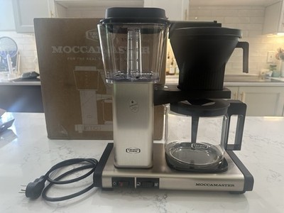 Technivorm MOCCAMASTER  KBGV Coffee Maker Machine Brushed Silver 53940