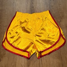 Vtg Velva Sheen Shorts Athletic Gym Running Shiny Wet Look 60s 70s NOS Men Small