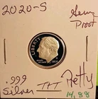 2020 S Roosevelt Dime .999 Fine SILVER Proof Coin FROSTY Roosie GEM FDR NICE T&T