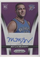 2014-15 Panini Prizm Rookie Auto Purple Prizm 27/99 Mitch McGary #20 Auto 02v3