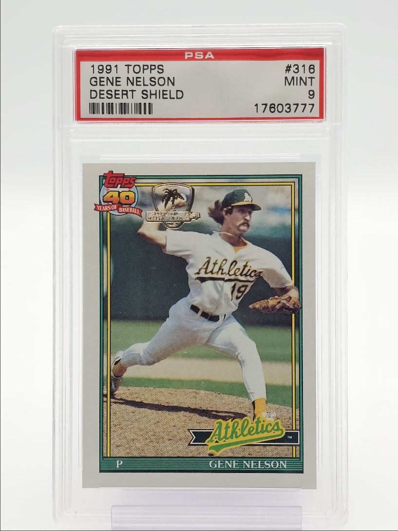 1991 Topps TOPPS DESERT SHIELD #316 Gene Nelson front