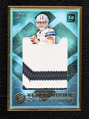 2018 Panini Elements Xenon Rookie Jumbo Materials Gold 2/50 Mike White RC rp9