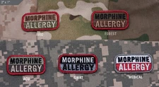 Milspec Monkey MSM Medical Patch MORPHINE ALLERGY - See MENU for colors - NEW