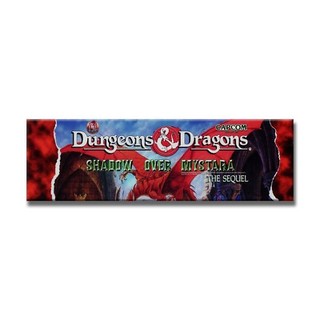 D&D: Shadow Over Mystara Premium Arcade Marquee Reproduction Header Backlit