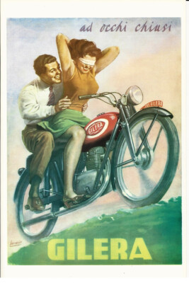 Werbung ''GILERA - Gino Boccasile'' Reproduktion