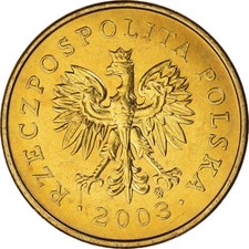 [#388107] Coin, Poland, 2 Grosze, 2003, Warsaw, MS(60-62), Brass, KM:277