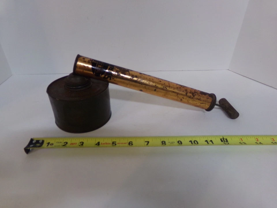Pulverizador vintage Wizard bomba manual pulverizador de insetos com reservatório de metal - Imagem 2 de 4