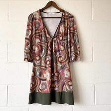 Charolette Russe Retro Earthy Hippie Woodstock Long Sleeve Dress Women’s Small