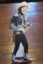 Roy Rogers Western Tabletop Display Standee 10" Tall
