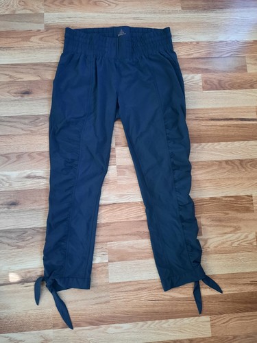 PrAna Bindu Pants Blue Elastic Waist 