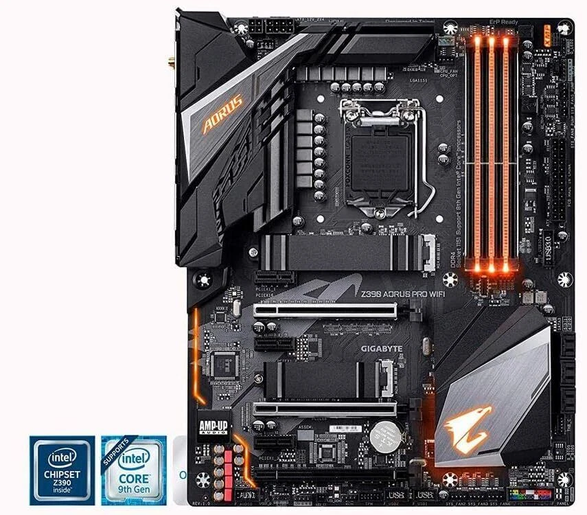 Brand New GIGABYTE Z390 AORUS PRO Wi-Fi IntelZ390 LGA1151 ATX Gaming Motherboard