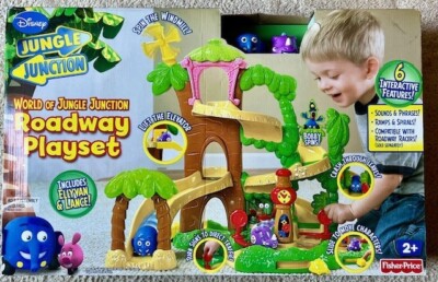 Fisher Price Disney World of Jungle Junction Roadway Playset +