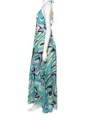 chinese dress ladies 1960s Emilio Pucci Printed Maxi Dress and Shawl