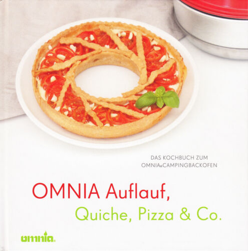 OMNIA Auflauf, Quiche, Pizza & Co. - Original Kochbuch zum Omnia Campingbackofen - Imagen 1 de 2