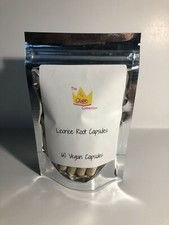 Licorice Root Glycyrrhiza glabra Herbal Supplement Quantity 60 Vegan Capsules