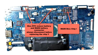 BIOS chip for Acer Swift 3 SF314-57, Swift 5 SF514-54 For MB: NB8511_PCB _MB_V4
