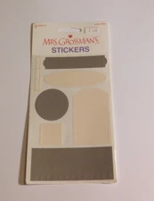 Mrs. Grossman's Stickers Lot of 3 Sheets Brand New in Package ~Expresso Tags #2~