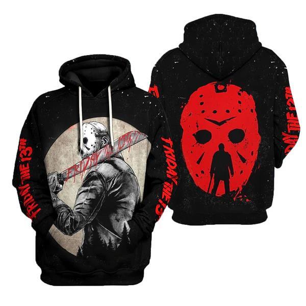 The Friday The 13th Hoodie Hoodie 3d - all printed