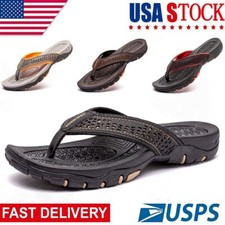 Men Flip Flops Athletic Sandals Arch Support Thong Outdoor Beach Sandals Shoe US