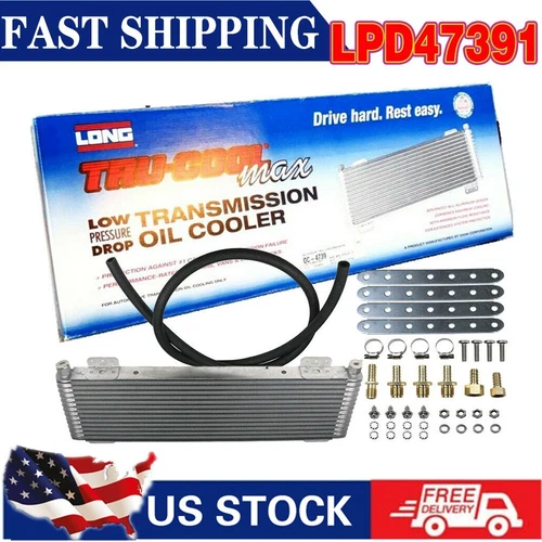 True Cool Max 40,000 40K GVW Transmission Performance Oil Cooler Heavy Duty47391